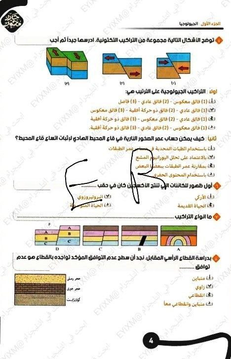 تسريب امتحان الجيولوجيا للثانوية العامة 2024