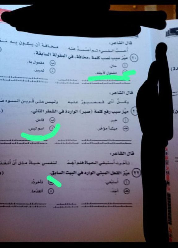 نموذج حل أسئلة امتحان اللغة العربية للصف الثالث الثانوي 2024 دور ثاني