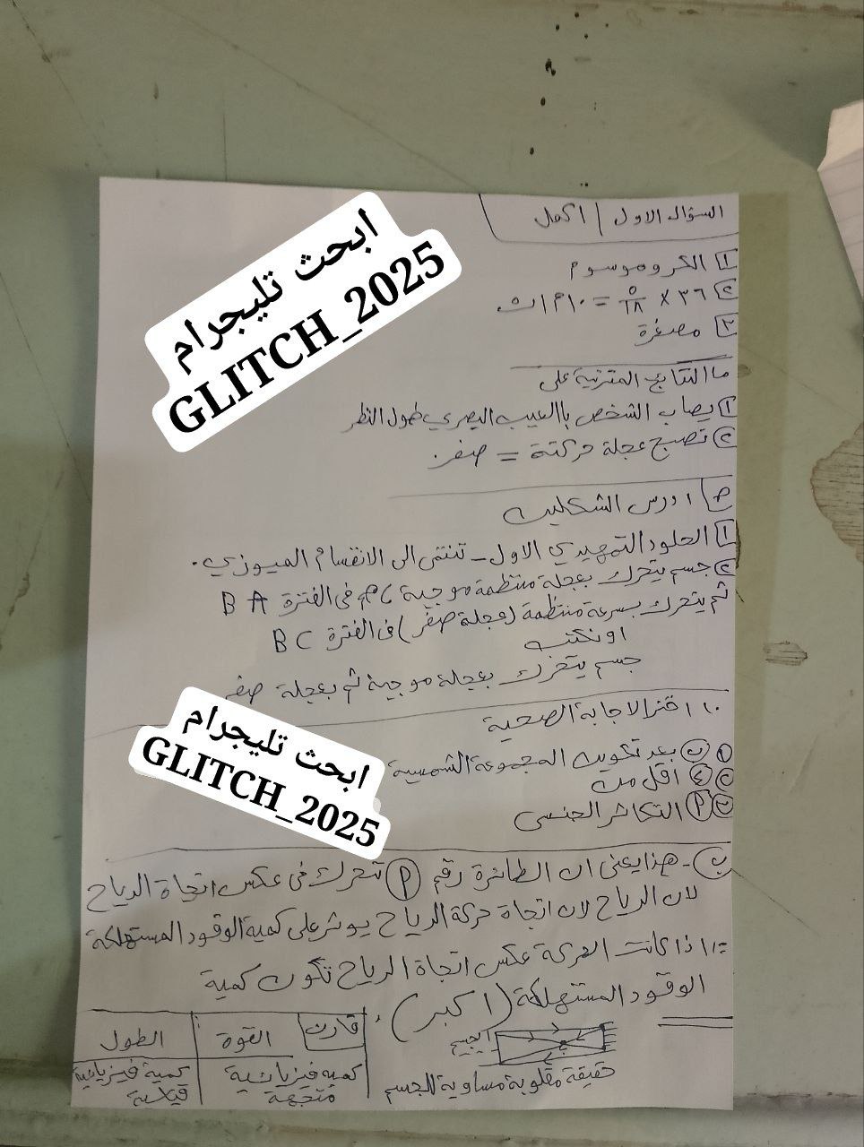 إجابة امتحان العلوم لطلاب الشهادة الإعدادية الترم الأول 2025 المنيا