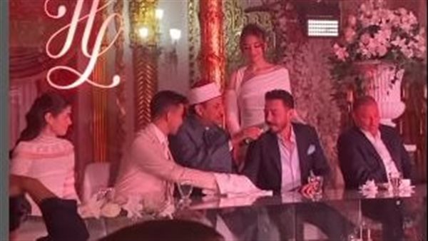 عقد قران هشام جمال